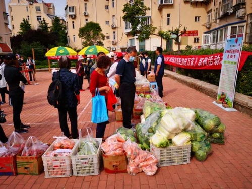 青島市南湛山社區(qū) 半小時售罄3000斤！新鮮蔬果進(jìn)社區(qū)，助農(nóng)惠企利民見實效